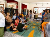 Incubadora SESC - Aula no Ateliê de Isabela Capeto Crédito: Claudia Dantas